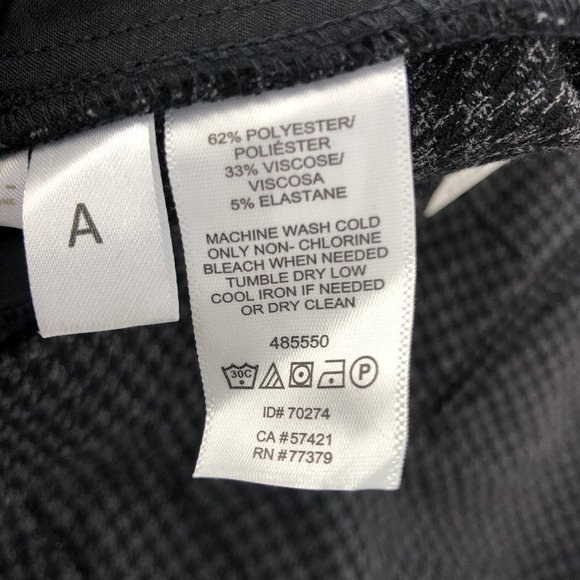 Ann Taylor Houndstooth Career Work Pant Slacks 2 - Picture 2 of 5